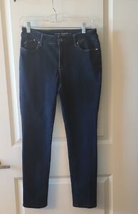 Chicos 00P Platinum Jeggings Dark Wash Denim Jeans